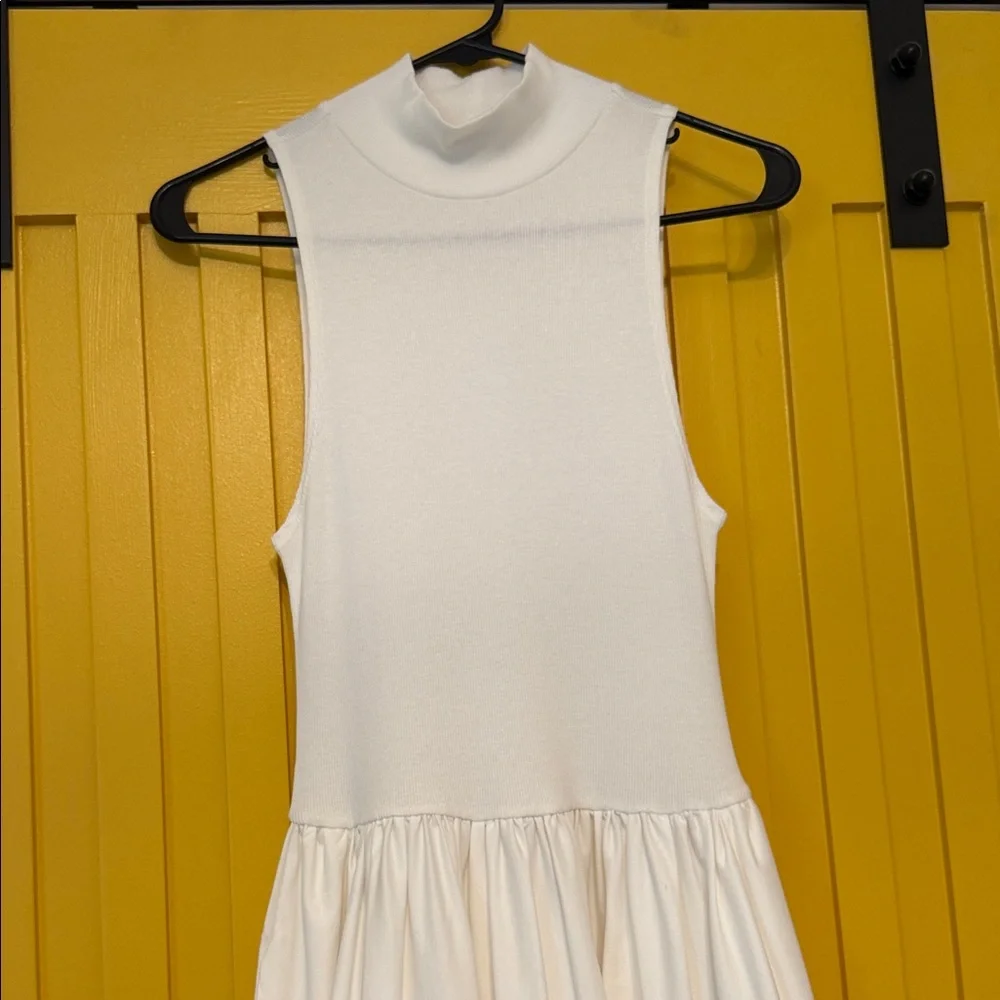 Reformation White Sleeveless High-Neck Maxi Dress - Picture 2 of 6